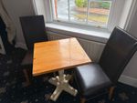 Joblot Restaurant chairs and tables | 17 chairs | 6 tables of 2 | 2 tables of 4