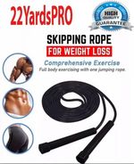 Adjustable Skipping Rope Gym Fitness Boxing Exercise Jump Workout x2 UK Stock