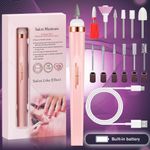 Electric Nail File Drill Portable USB Manicure Pedicure Machine Set Professional
