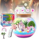Unicorn Gifts for Girls,DIY Unicorn Terrarium Craft Set,Science Crafts Kit UK