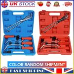 8PC BRAKE SHOE SERVICE TOOL KIT REMOVAL & INSTALER RETAINING SPRING PLIERS SPOON