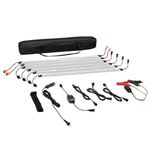 Caravan Awning Camping Tent 6 x LED Light Bar System Kit Storage Bag 12v IP65