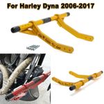 Front Engine Guard Crash Bars For Harley Dyna Wide Glide FXDWG Low Rider FXDL