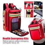 First Aid Medical Kit Emergency Rescue Backpack Storage Large Capacity Outdoor