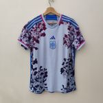 Official Spain Women 2023 World Cup Blue Away Football Shirt Womens Large 16-18