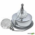 Bathroom Pull Cord Light Switch Chrome Crystal Pull Chain Chrome Pull Switch