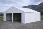 double garage steelbuilding. 23ft x22ft