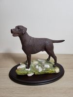 Naturecraft Best of Breed Large Labrador Dog Figurine Hand Painted England