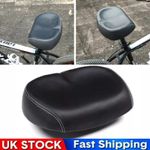 Bicycle Noseless Wide Large Big Bum Bike Seat Cruiser Saddle Gel Cycling