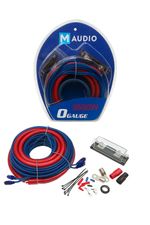 M-Audio 3500 Watts 0 AWG Gauge Car Amplifier Amp Sub Woofer Full ANL Wiring Kit