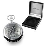 Boy's Baptism Gift, Engraved St Christopher Pocket Watch