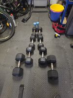 104kg Hex Dumbbell Set + Vertical Storage Rack | 2kg - 20kg Pairs