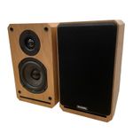 Roxel RBS300 Bookshelf Speaker 150W - Oak Wood Finish - 2 x 75W Speakers