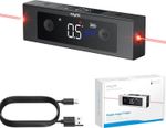 eSynic Digital Angle Finder & Inclinometer with Laser IP54 Rechargeable LCD