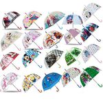 Dome Umbrella Assorted Character Kids Bubble Dome Windproof Brolly Gift 70cm Dia