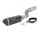 Exhaust Mid Pipe Black Muffler Modified for Duke 390 250 125 GEN 3 2025 2026