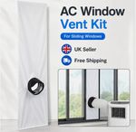 AC Window Seal Kit 2M 3M Portable Air Conditioner Vent Cloth Exhaust Hose Cover