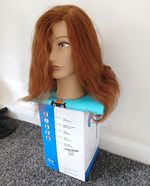 Pivot Point Charlotte Hair Mannequin Head Female Red Synthetic Hair