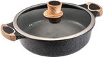 INDUCTION NON STICK COOKING POT -   SHALLOW POT -  SAUTE PAN- KARAHI