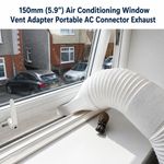 150mm (5.9") Air Conditioning Window Vent Adapter Portable AC Connector Exhaust