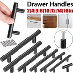 2''-16'' T Bar Handles Kitchen Cabinet Cupboard Drawer Wardrobe Door Handle Pull