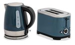 Quest Kettle 1L + Toaster 2 Slice Slate Low Wattage Caravan Motorhome Boat Van