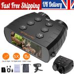 Night Vision Goggles 1080P HD IR Infrared Digital Binoculars Camping & Security