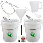 25 Litre Beer and Wine Making Brewing Premium Starter Kit with 2 Buckets