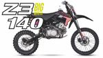 2025 GRAPHICS 140cc Pit Bike Stomp Z3-140 Big Wheel Manual Motocross, petrol