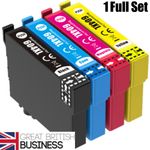 4 Ink Cartridges for Epson XP-2200 XP-2205 XP-3200  XP-3205 604XL Multipack Set