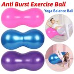 Peanut Shape Exercise Ball Yoga Pilates Therapy Home Exercise Yoga Ball 90x45cm