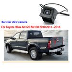 Rear View Reverse Camera For 10-17 Toyota Hilux AN120 AN130 Tailgate Hole Camera