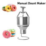 30-90MM Manual Donut Maker 3L Doughnut Cake Dough Dispenser Batter Hopper Tool