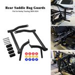 Rear Saddlebag Guard Crash Bar For Harley Touring Road King Electra Glide 09-24