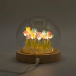 Floral Glow Garden Dome - 20 Multi Tulips - LED USB