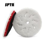 SPTA 1PC 5 Inch 125mm T20 Microfiber Polishing Pad for Car Polisher Fast Finish