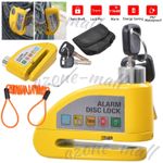 Motorcycle Alarm Disc Lock Motor Bike Brake Security Electric Rotor Bicycle Lock