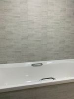 Multi Small Grey Tile Effect Bathroom Cladding PVC Shower Wet Wall Panels PVC