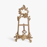 Solid Brass Decorative  Easel 9" Bible Stand Picture Stand Menu Stand Book Stand