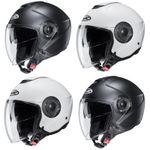 HJC I40N Plain Open Face Motorcycle Helmet Scooter Urban Motorbike Crash Lid