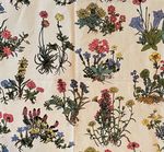 Jonelle 1966 ‘Field Day’ Pantry White,Pink, Lilac,Green Floral Cotton 60cmx50cm