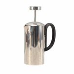 Silver-Toned Decorative Coffee Pot Reflective for Study Shelf