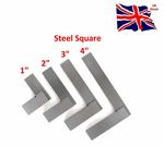 Precision Steel Tri-Square (Engineers Square) – Sizes 1", 2", 3" & 4"