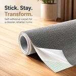 10 Pack Self Adhesive Carpet Tiles 30x30cm Non Slip Floor Squares Grey Beige UK