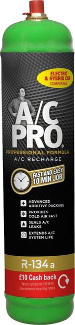 ACPRO AC02001EN R‑134A Auto Air‑Con Recharge 315g A/C Refrigerant Top‑Up Kit