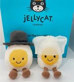 Jellycat Amuseables Bride/Groom Eggs - Complete Wedding Gift BNWT 2PCS 2026