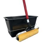 Application Roller Kit With 12 Inch Roller &Scuttle Bucket For Sealer & Coatings