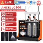 ANCEL JC200 Ultrasonic Fuel Injector Cleaner Tester for Car&Motorcycle 12V Tool