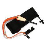 Premium Fire Steel with Paracord Strap & Carry Bag - Quality Ferro Magnesium Rod