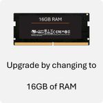 Product Upgrade - Upgrade to 16GB of RAM with your purchase - 1 Per Product